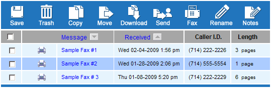 Check your faxes online, from any computer, anywhere in the world